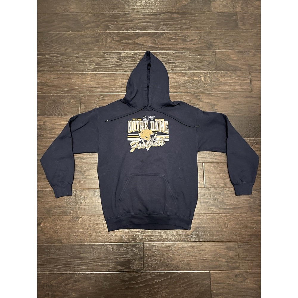 Nortre Dame Hoodie Mens Medium Playoff Quarterfinal